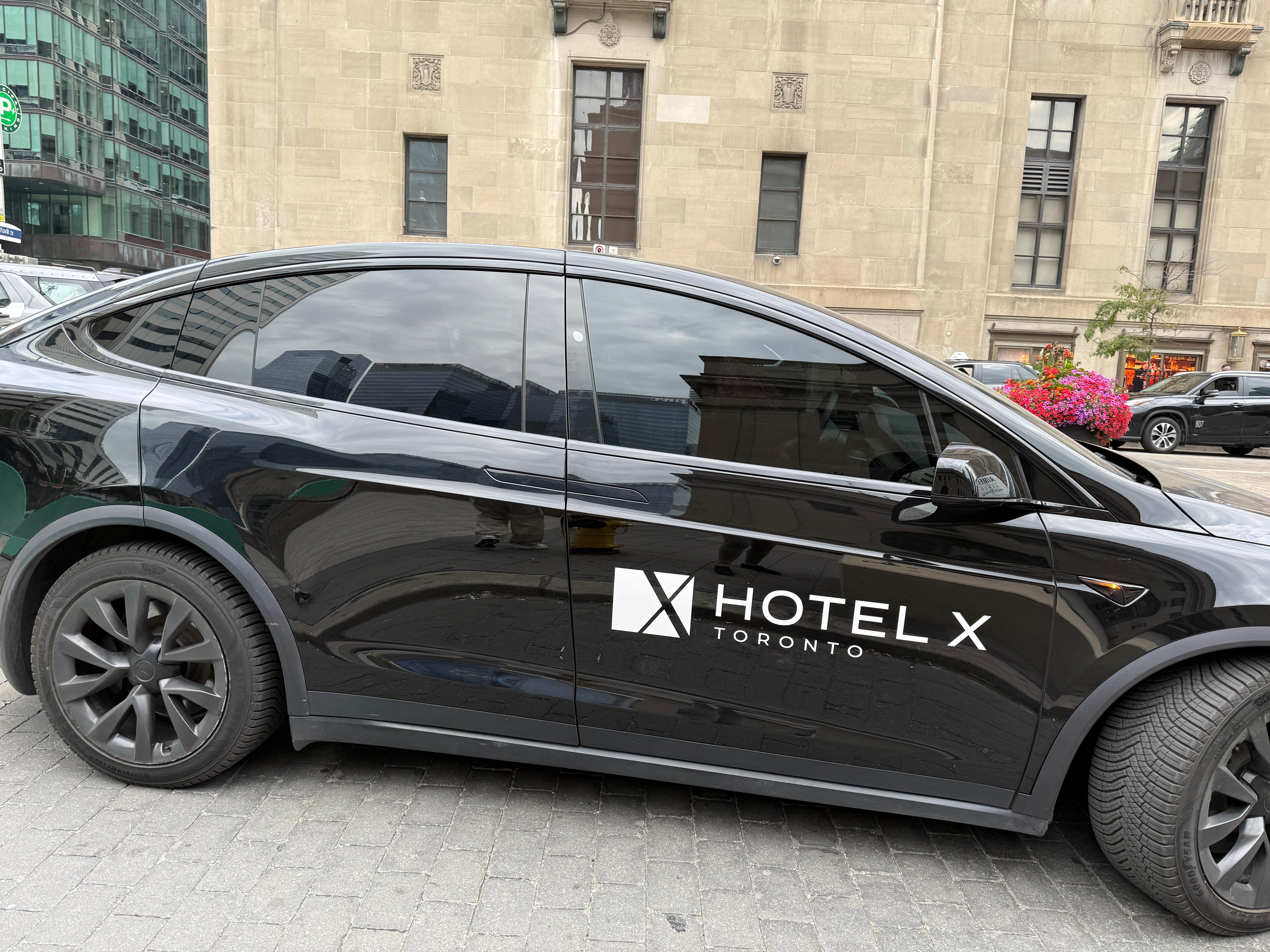 Tesla Hotel ride