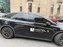 Tesla Hotel ride