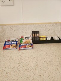 Continental breakfast provisions