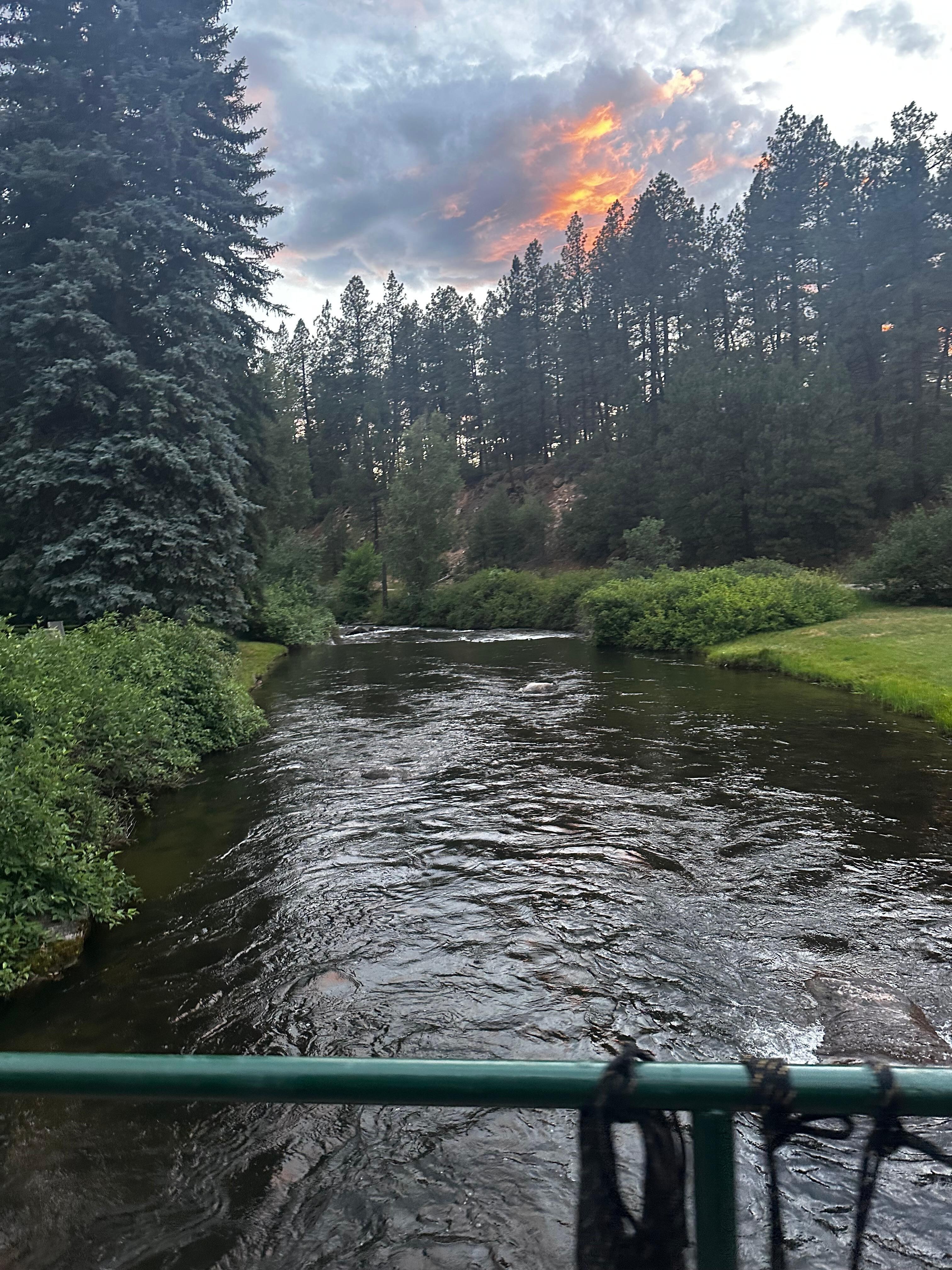 Crossing the bridge