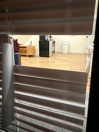 View of entire unit from outside of unsecured property