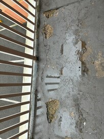 Sidewalk outside room