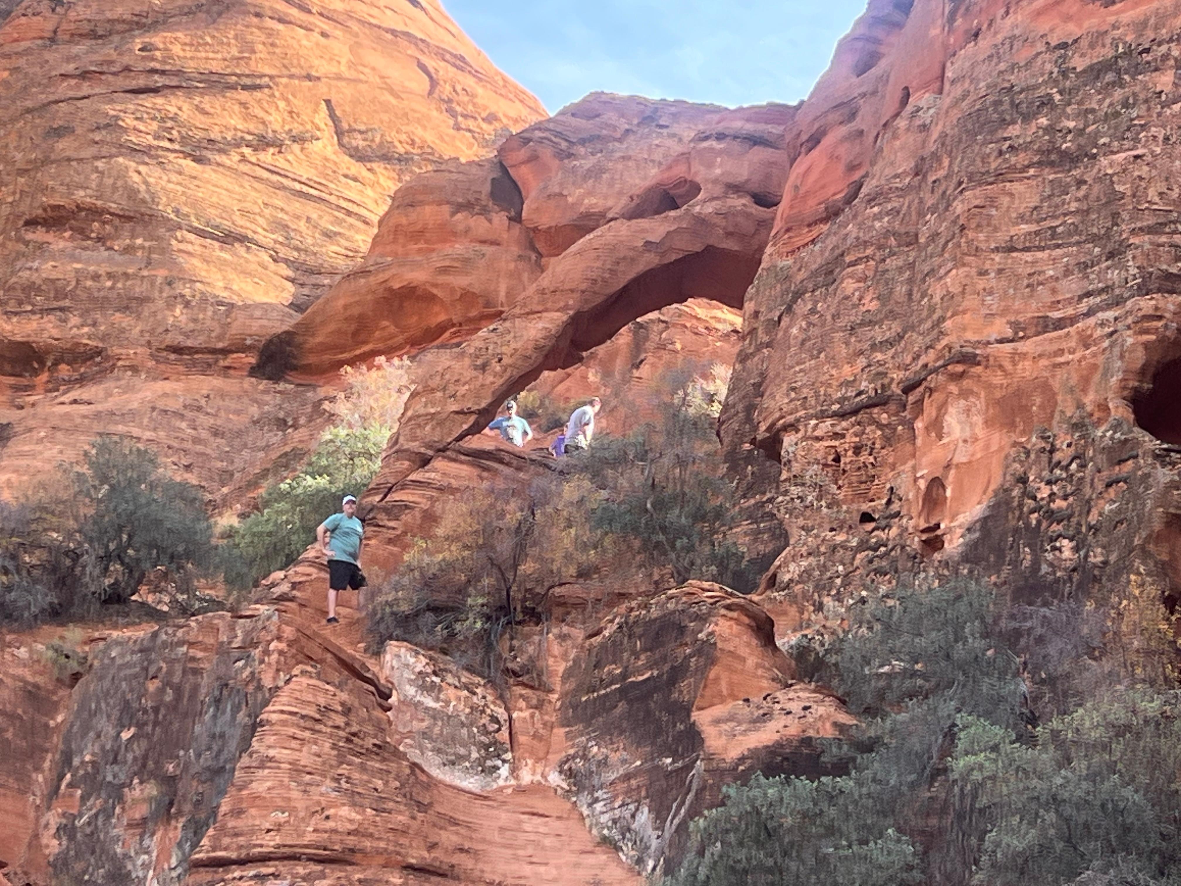 Elephant Arch.  3 1/2 mile hike, but most of it was pretty flat terrain, until the very end!