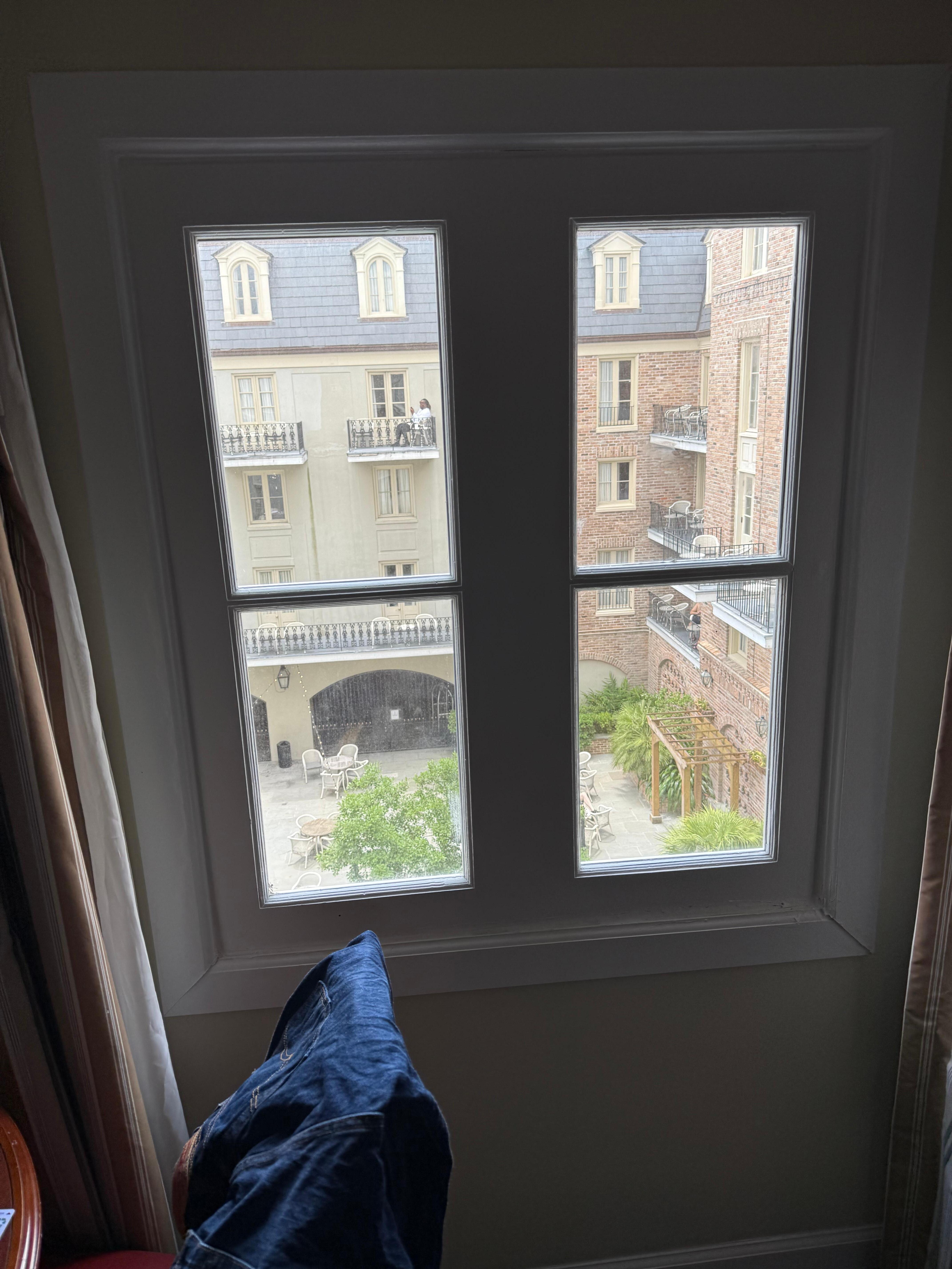 Windows painted shut