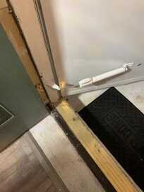 Broken door.. wouldn’t open or close more than this