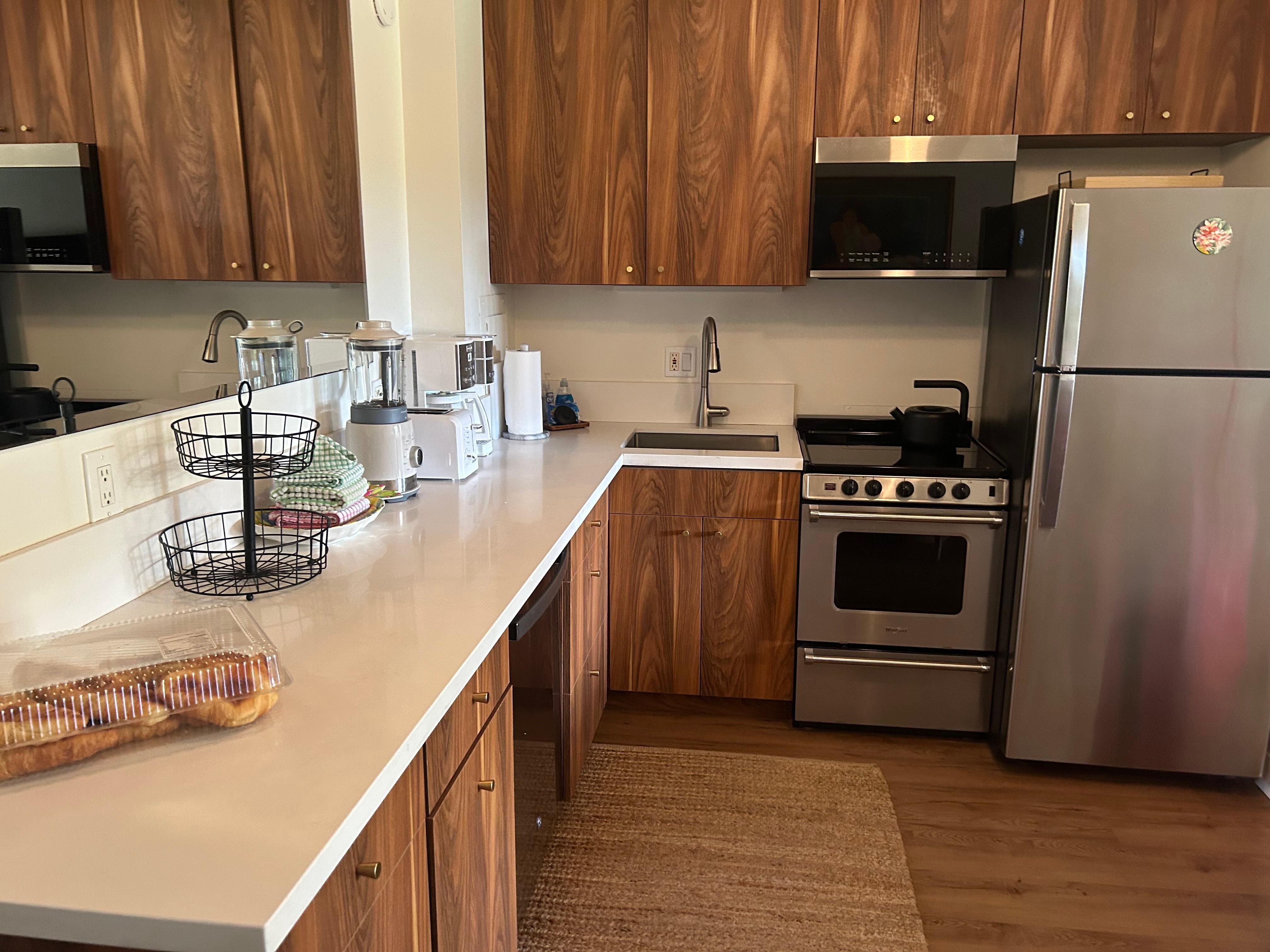 Well equipped kitchen 