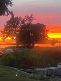 Sunset from the Adirondack chairs