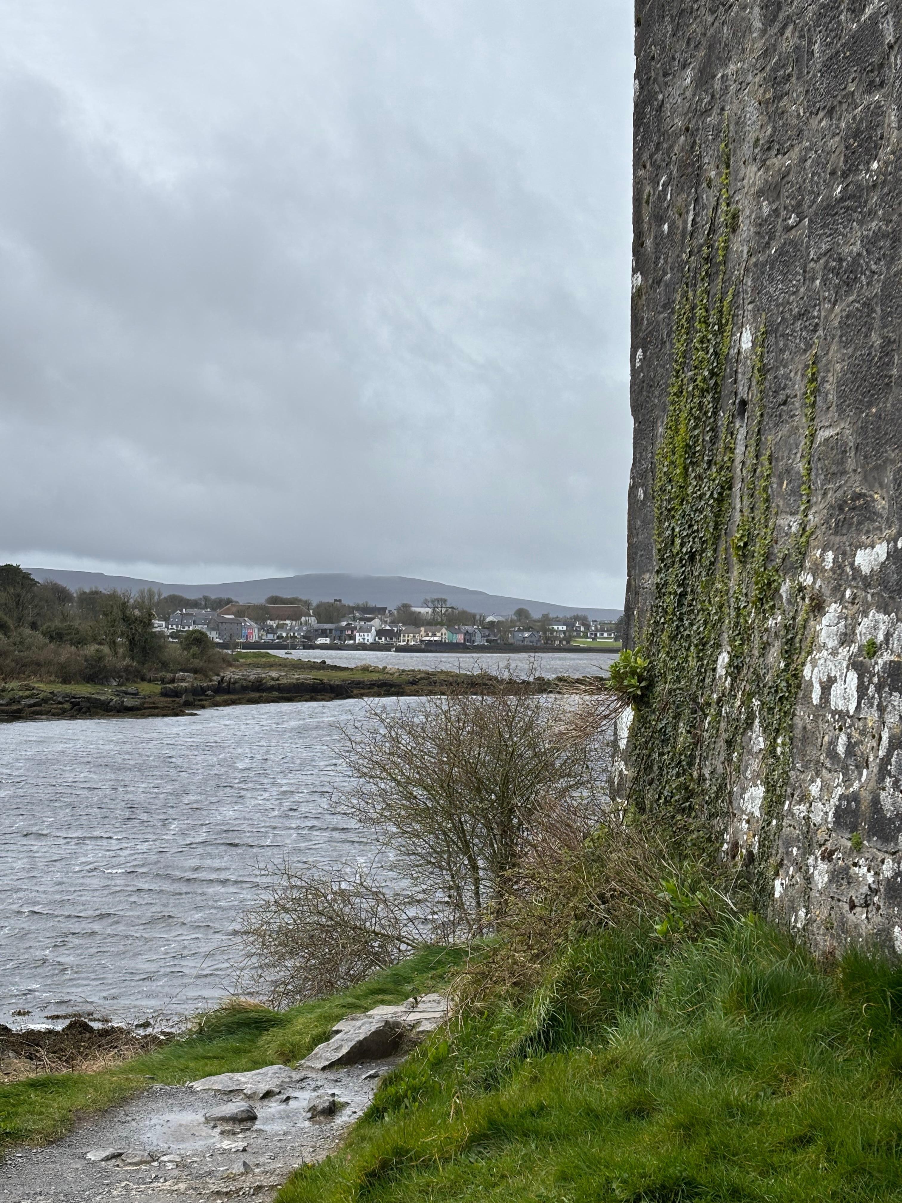 View from the castle to the apartment 