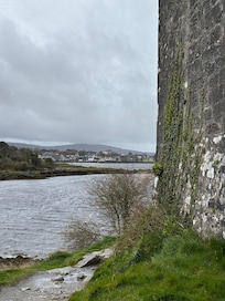 View from the castle to the apartment