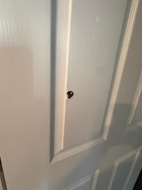 Damage to door