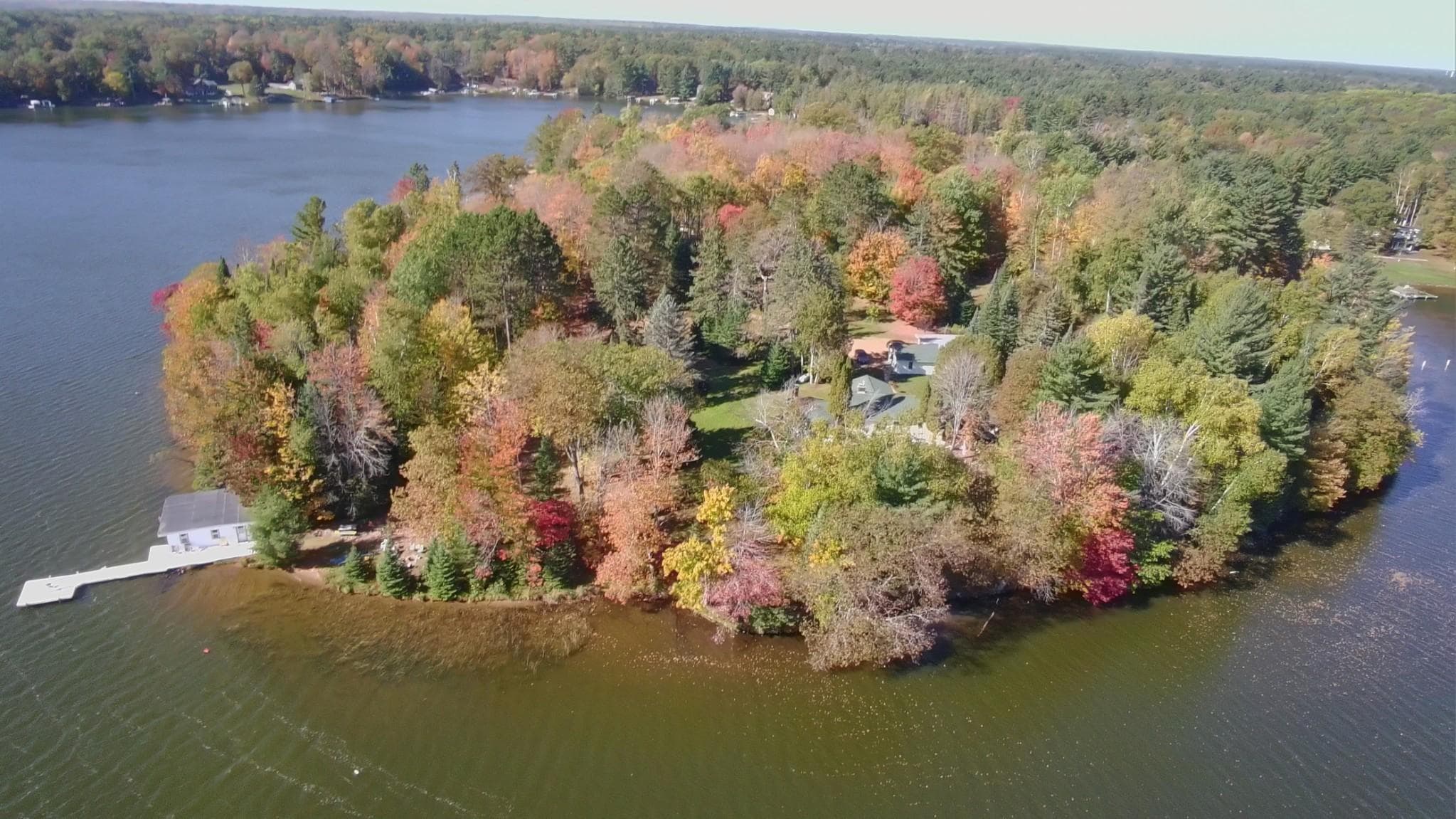 Drone footage of our trip. That is Catfish Pointe