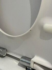 Toilette Zimmer2: nicht besser.