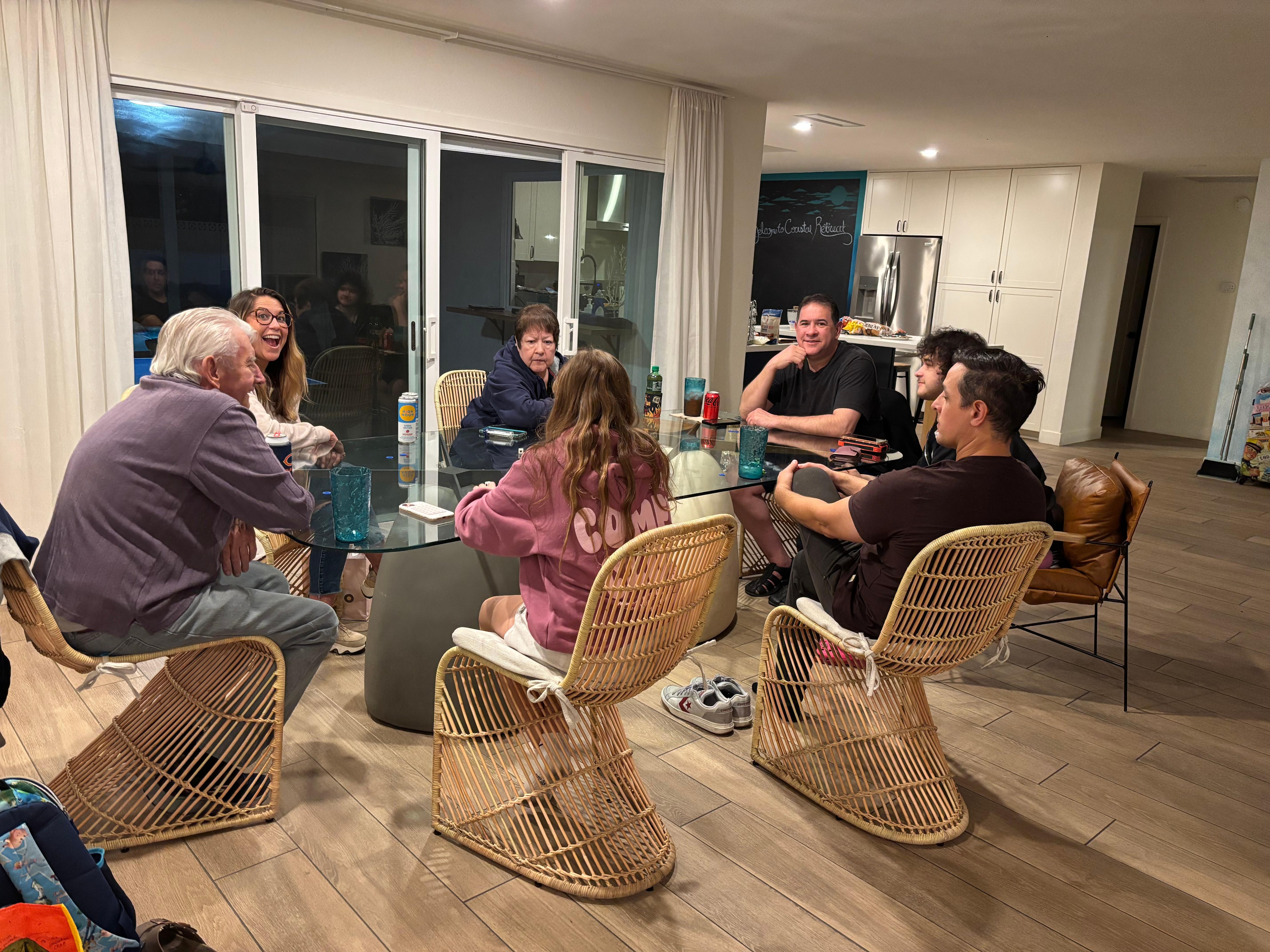 Playing games with the family!!