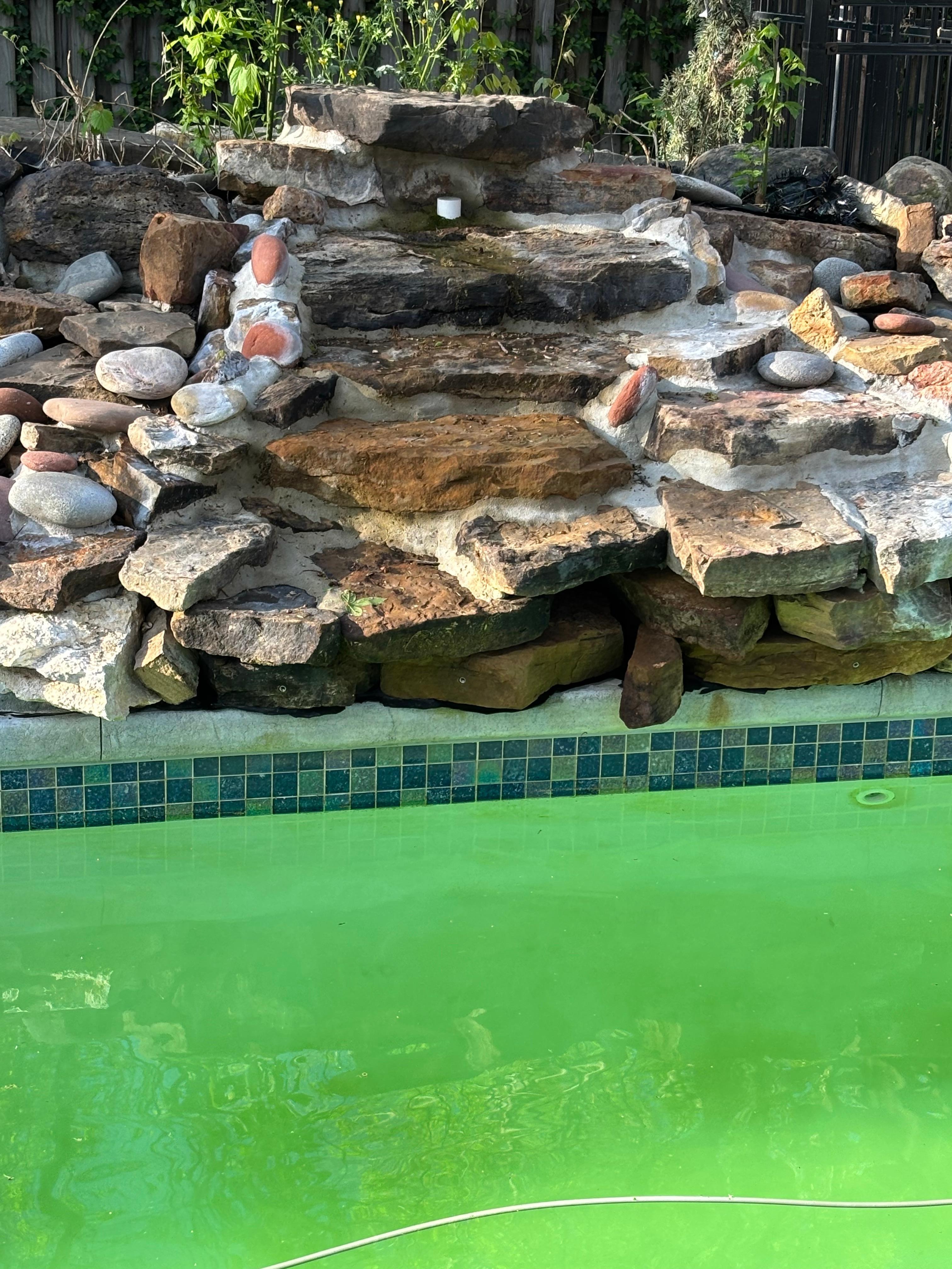 Non functioning waterfall 