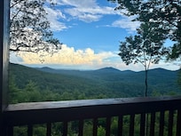 View from the upper porch