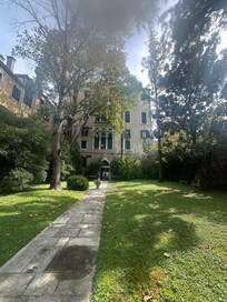View of Palazzo Loredan from the garden.