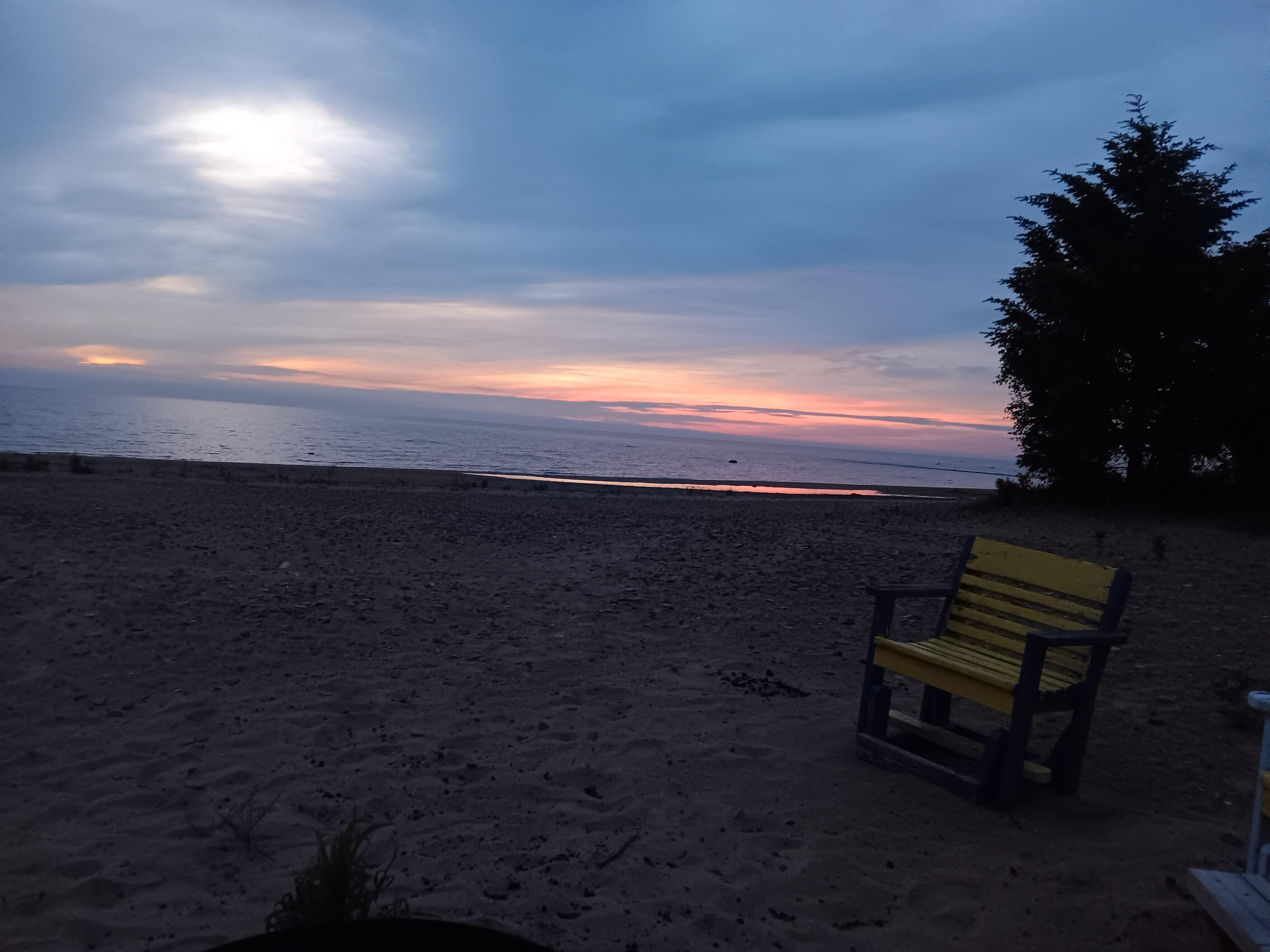 Sunrise from the beach