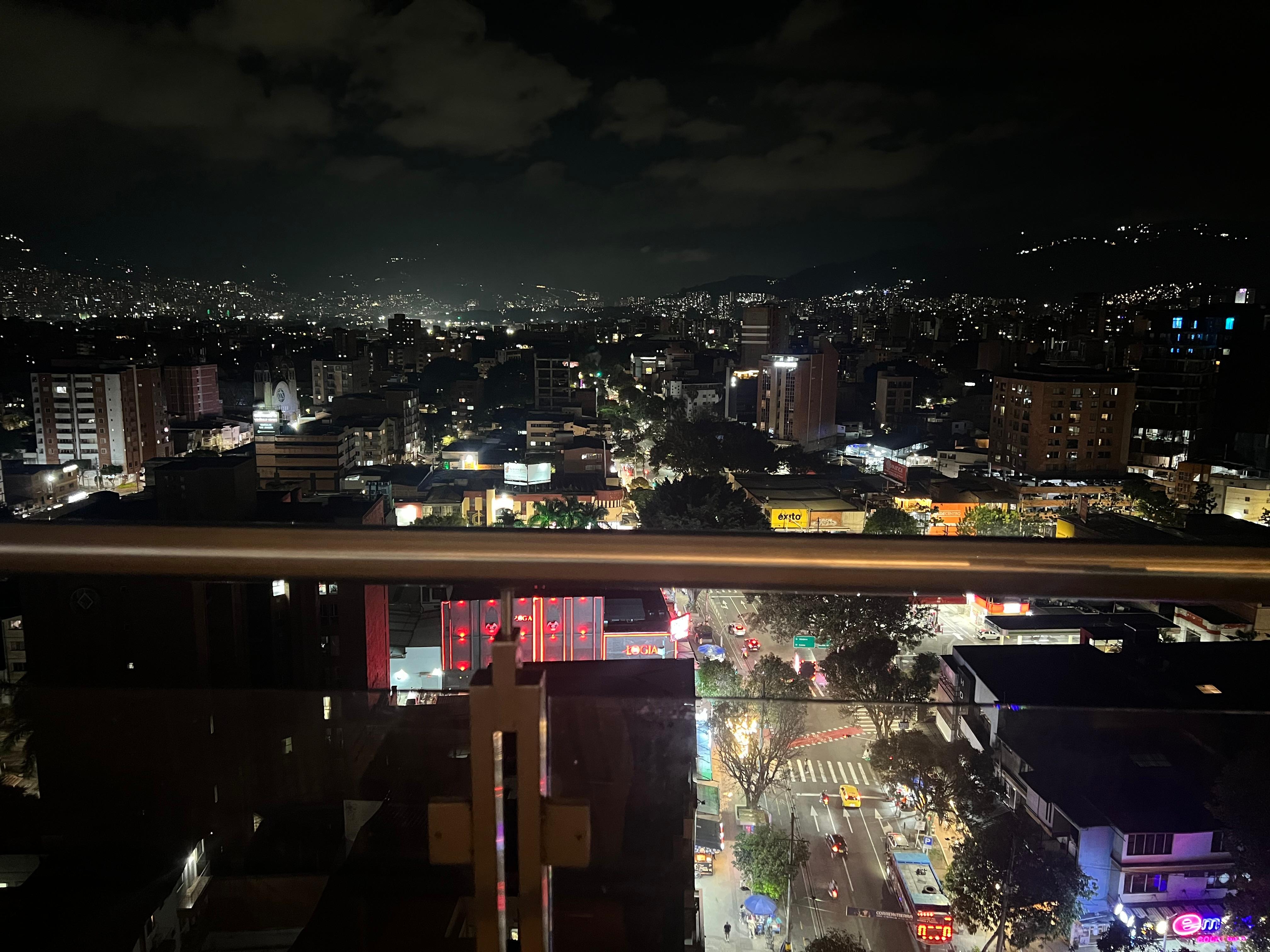 Parte del mirador del hotel. Esoectacular