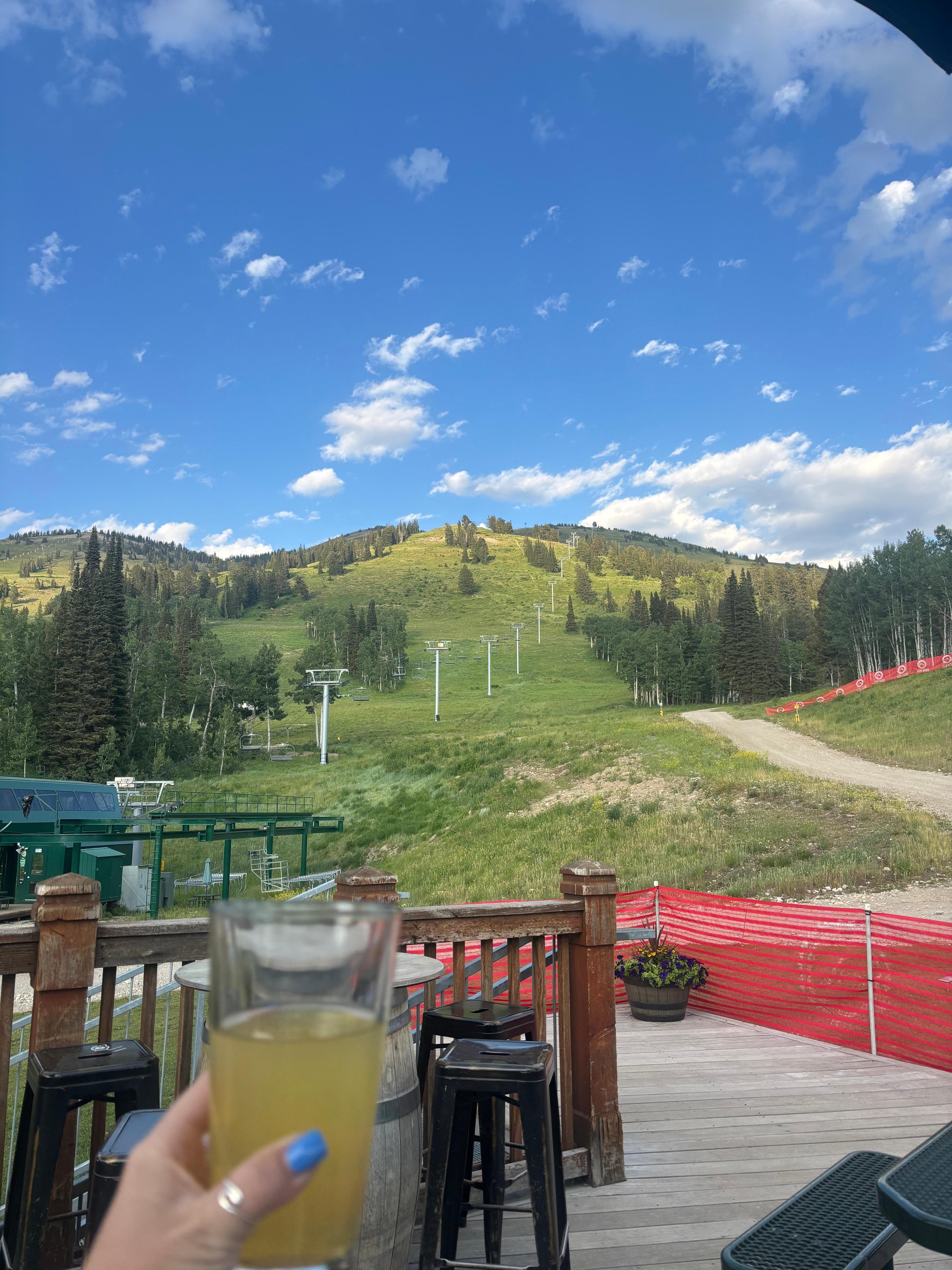 Summer skiing 😄