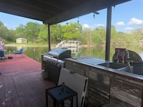 Grill and propane provided