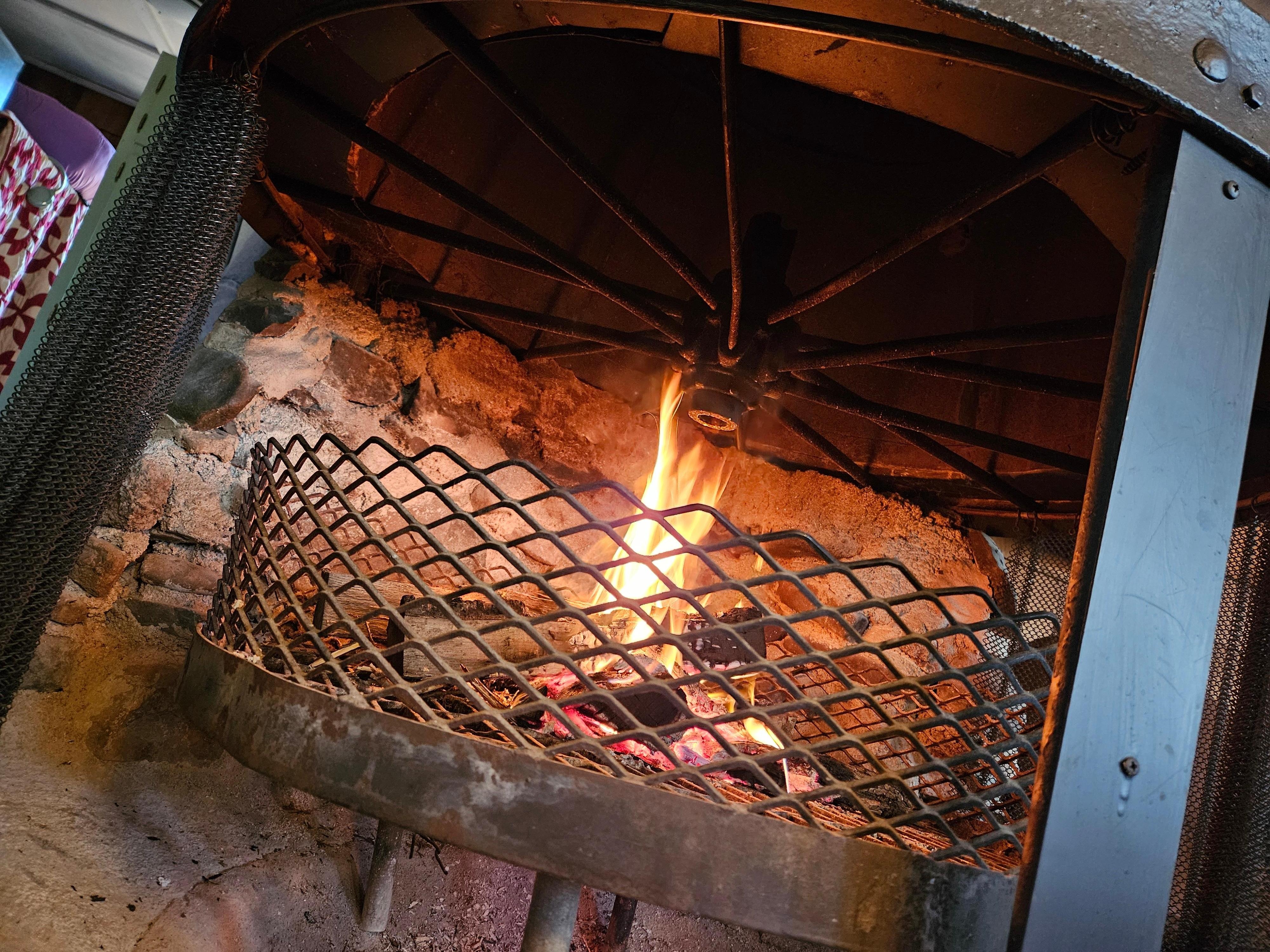 This was a really cool fireplace! 