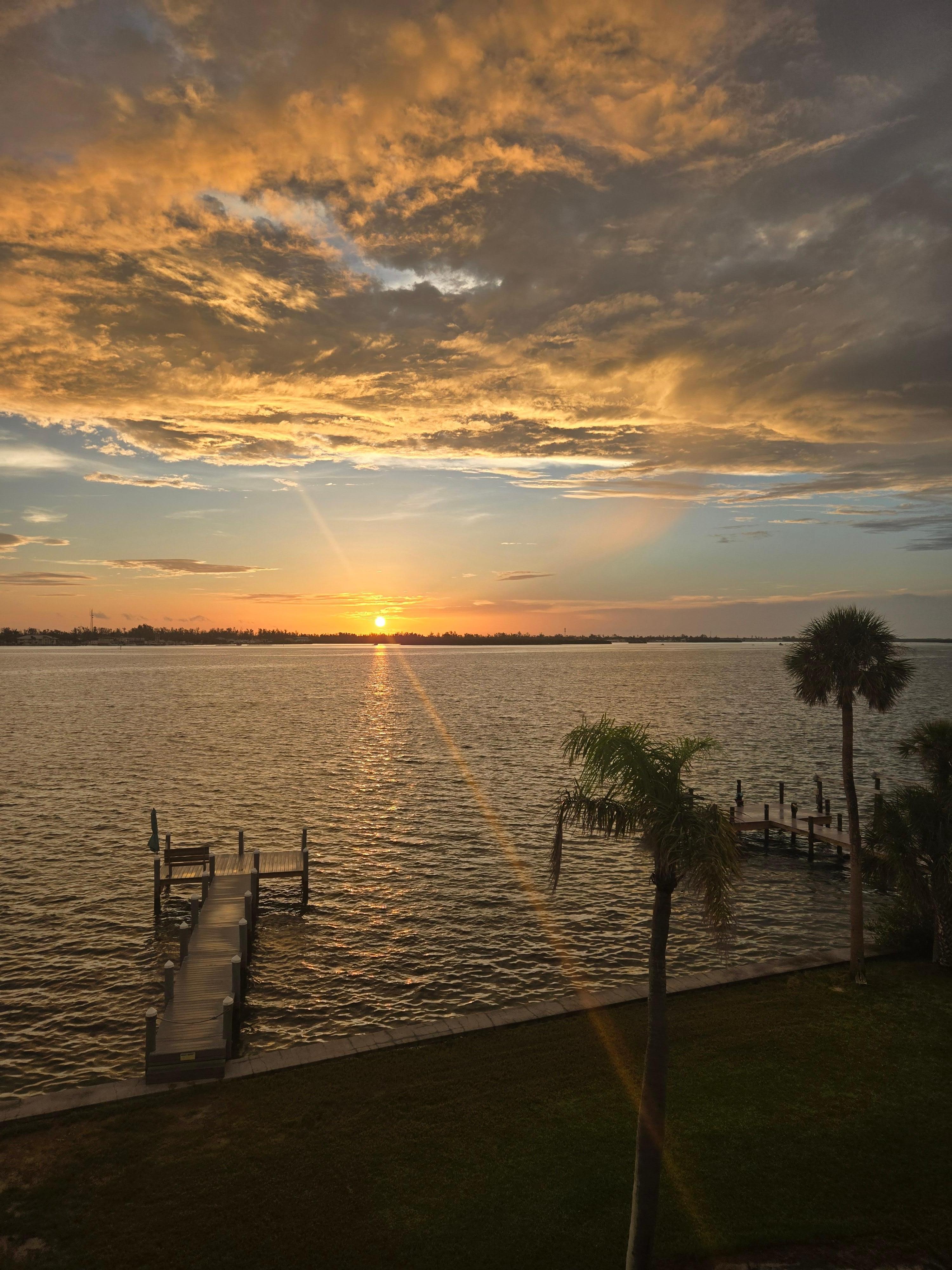 View from the private balcony