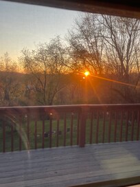 Sunrise in the dining room! Amazing view!