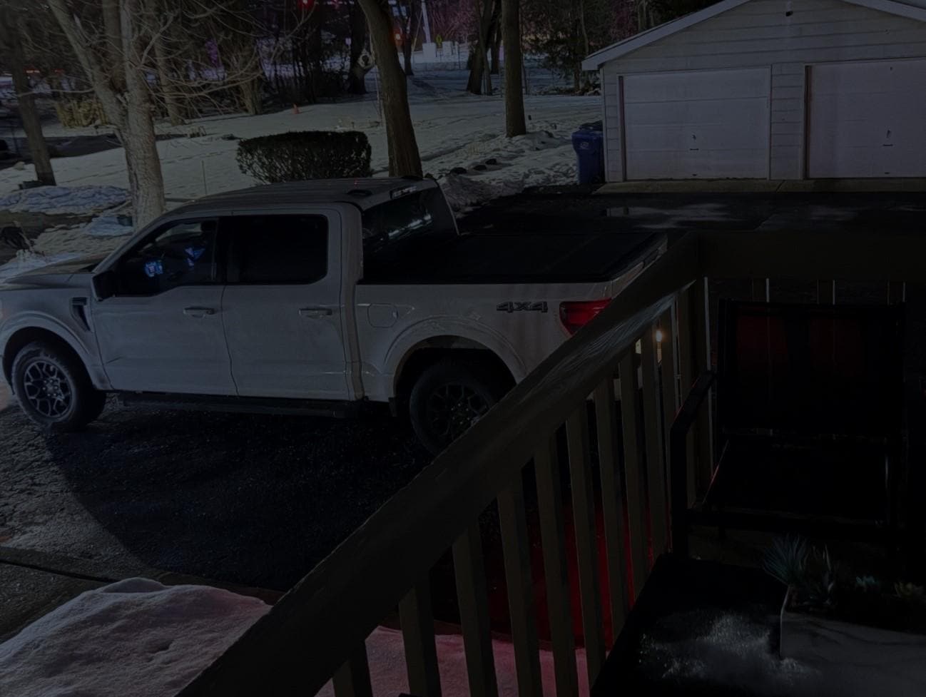 Unknown person sitting behind the patio for a long time at 930 at night. Turns out it was the teenager of the cleaning crew next door but the host took great offense to me questioning the situation and saying I shouldn't have to listen to the car run