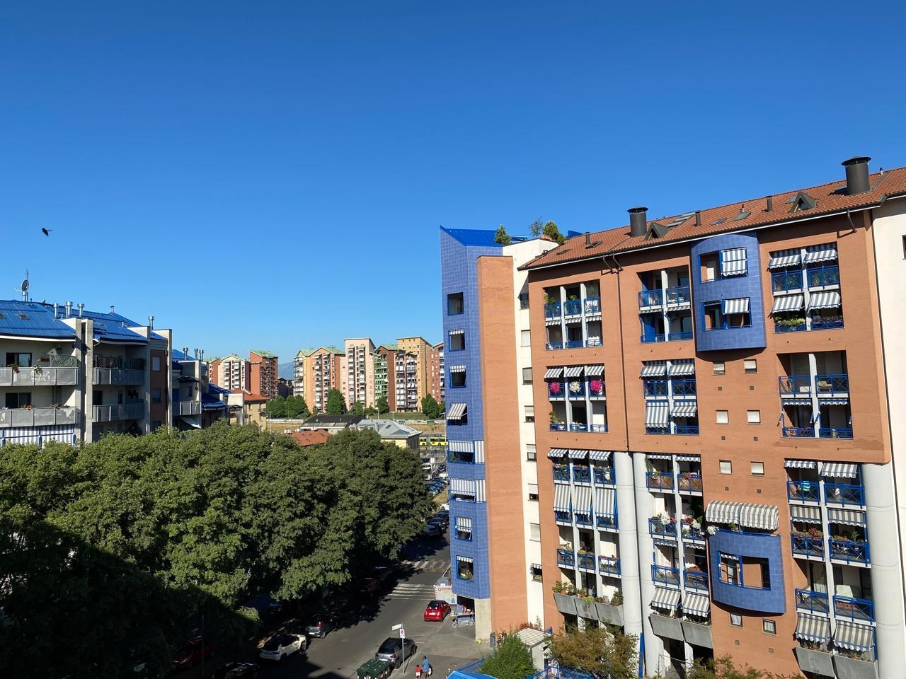 Vista da janela do apartamento.