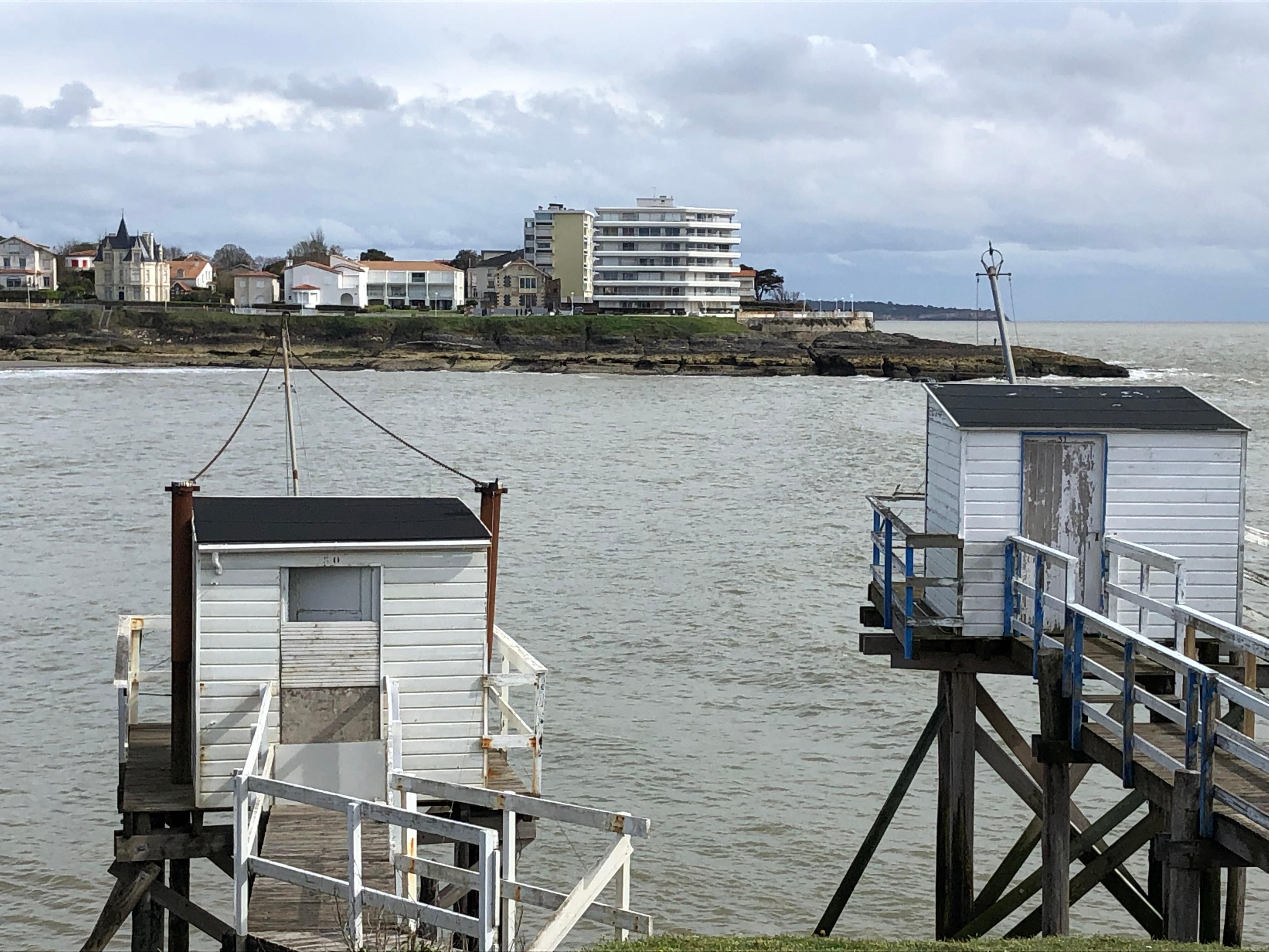 Les cabanes typiques de pêcheurs 