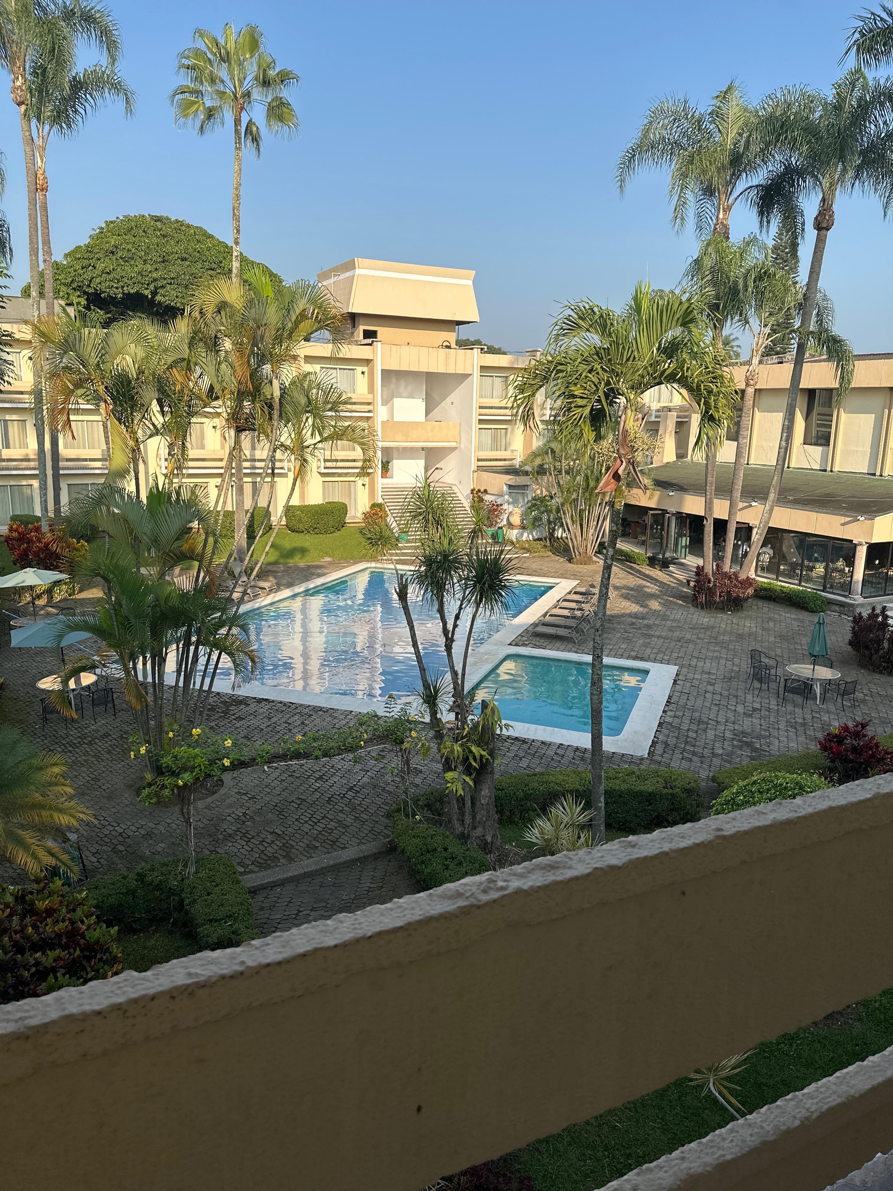 Vista desde el balcón 