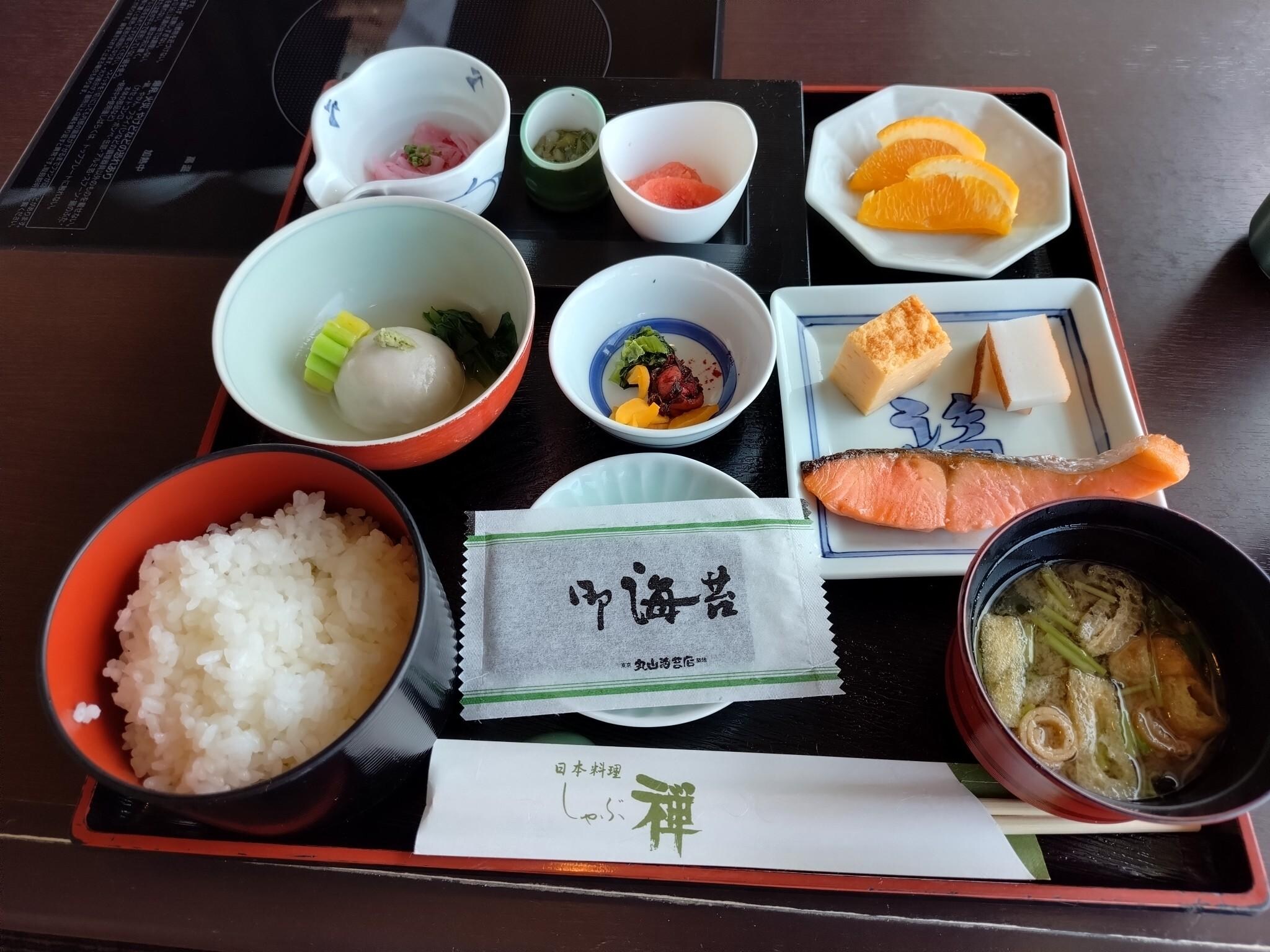 朝食(しゃぶ膳)