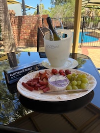 welcoming gift when we arrived it was absolutely beautiful so generous Kaylee and John are