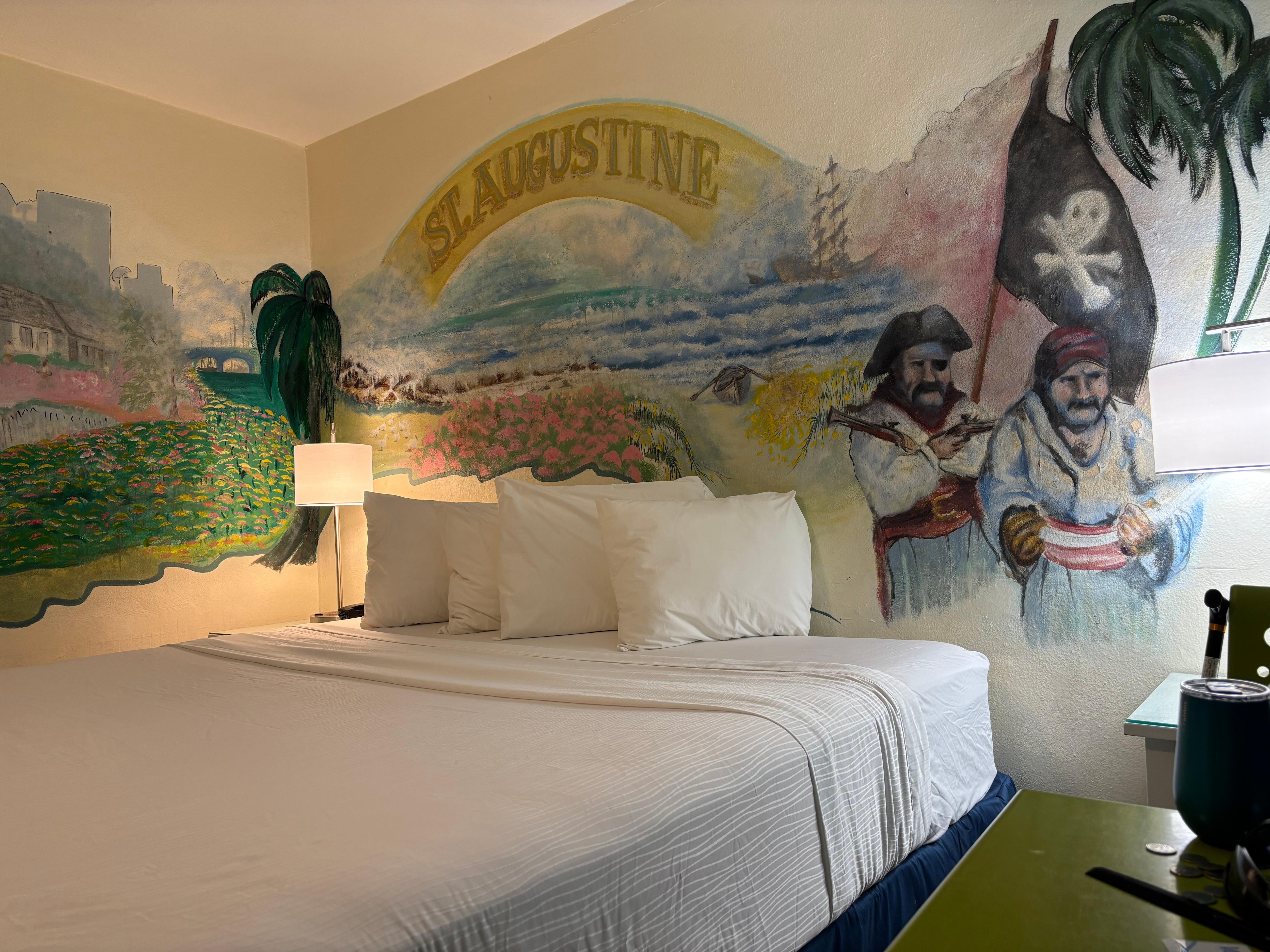The beauty of the mural, we enjoyed so much.