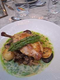 Dinner at the restaurant