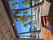 View from one of the restaurants.