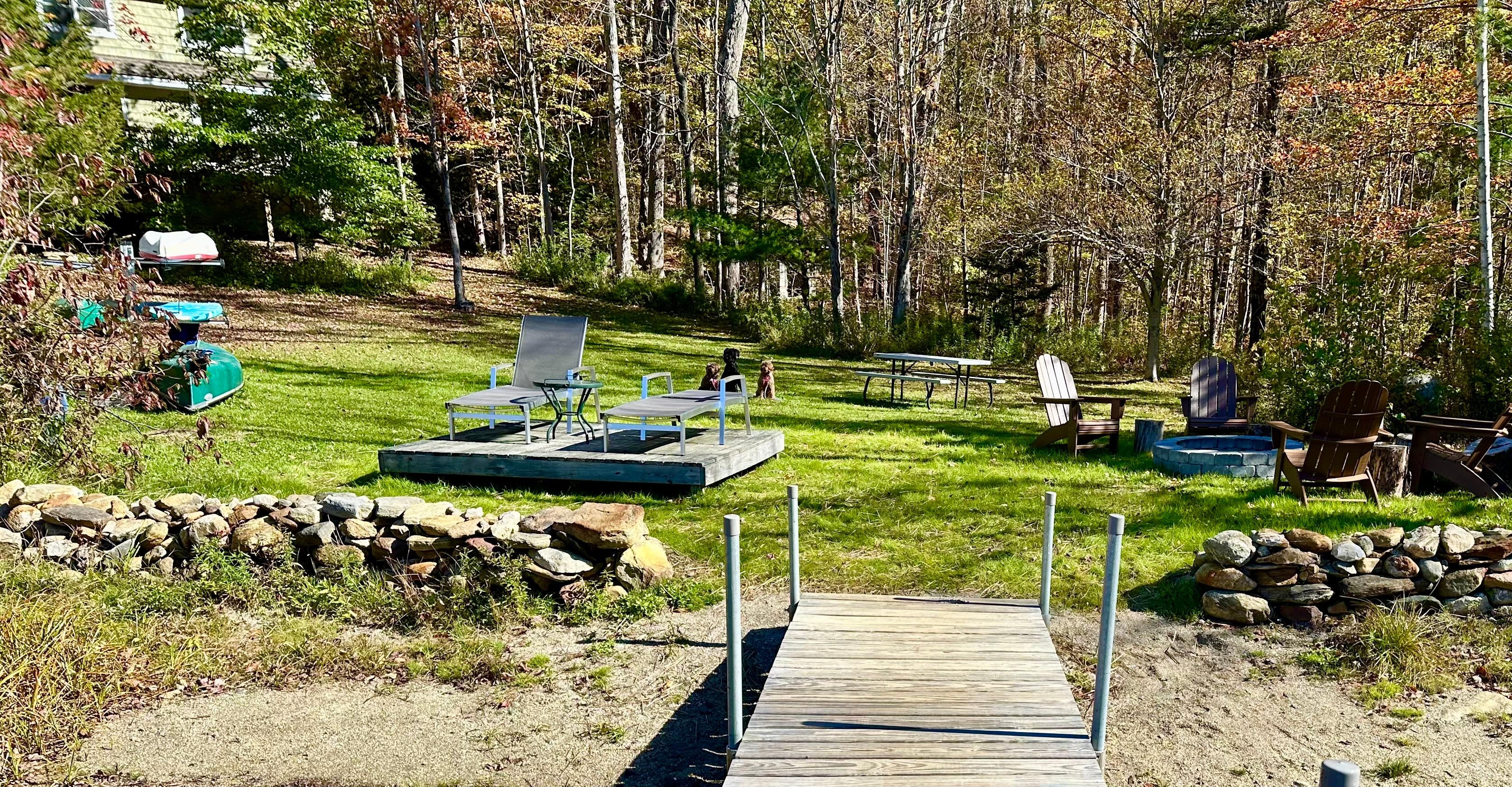 Back of house from lake