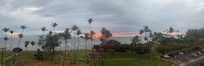 View from the lanai at sunset.