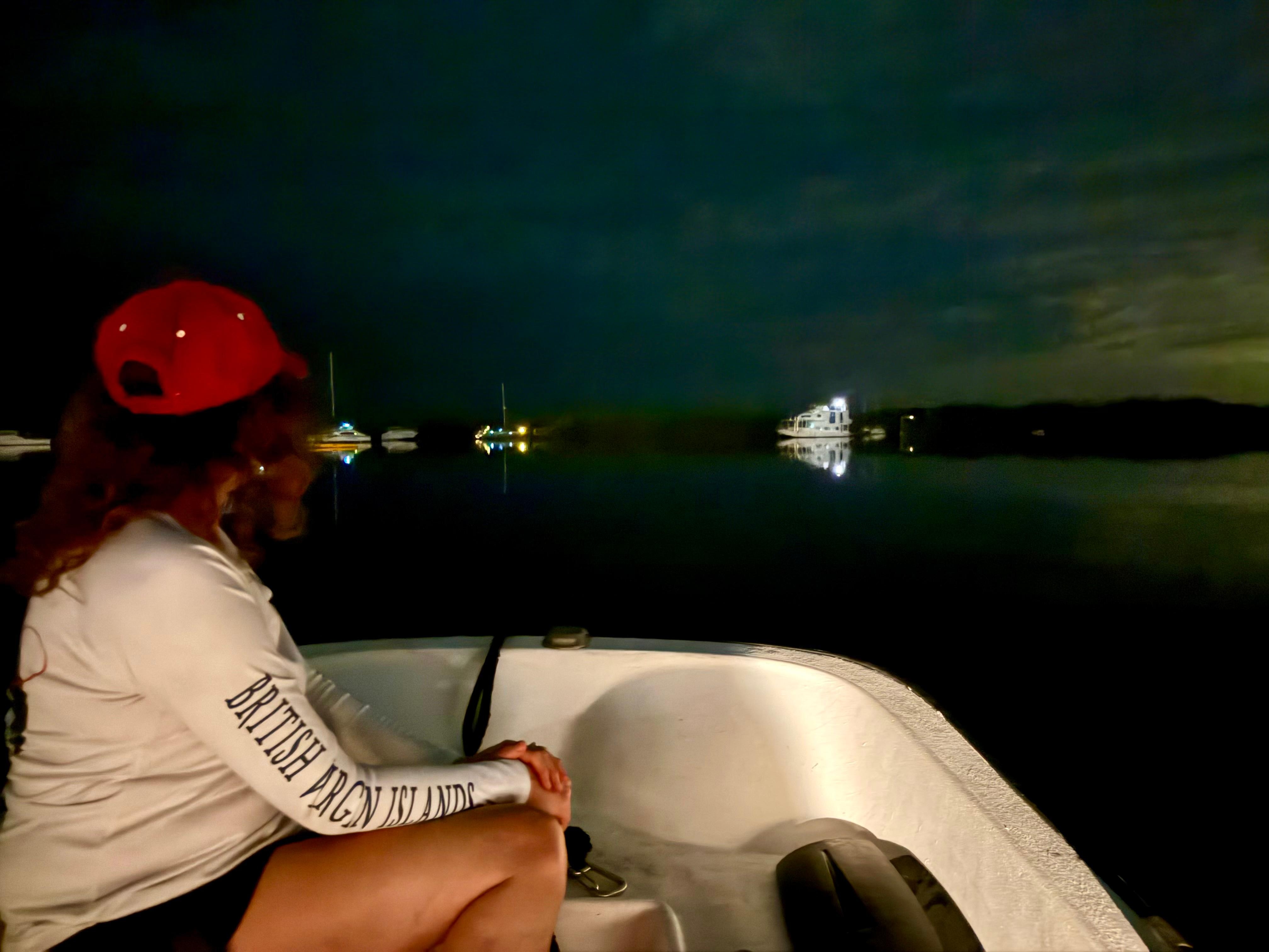 Dark and fun ride back from the parking