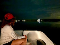 Dark and fun ride back from the parking