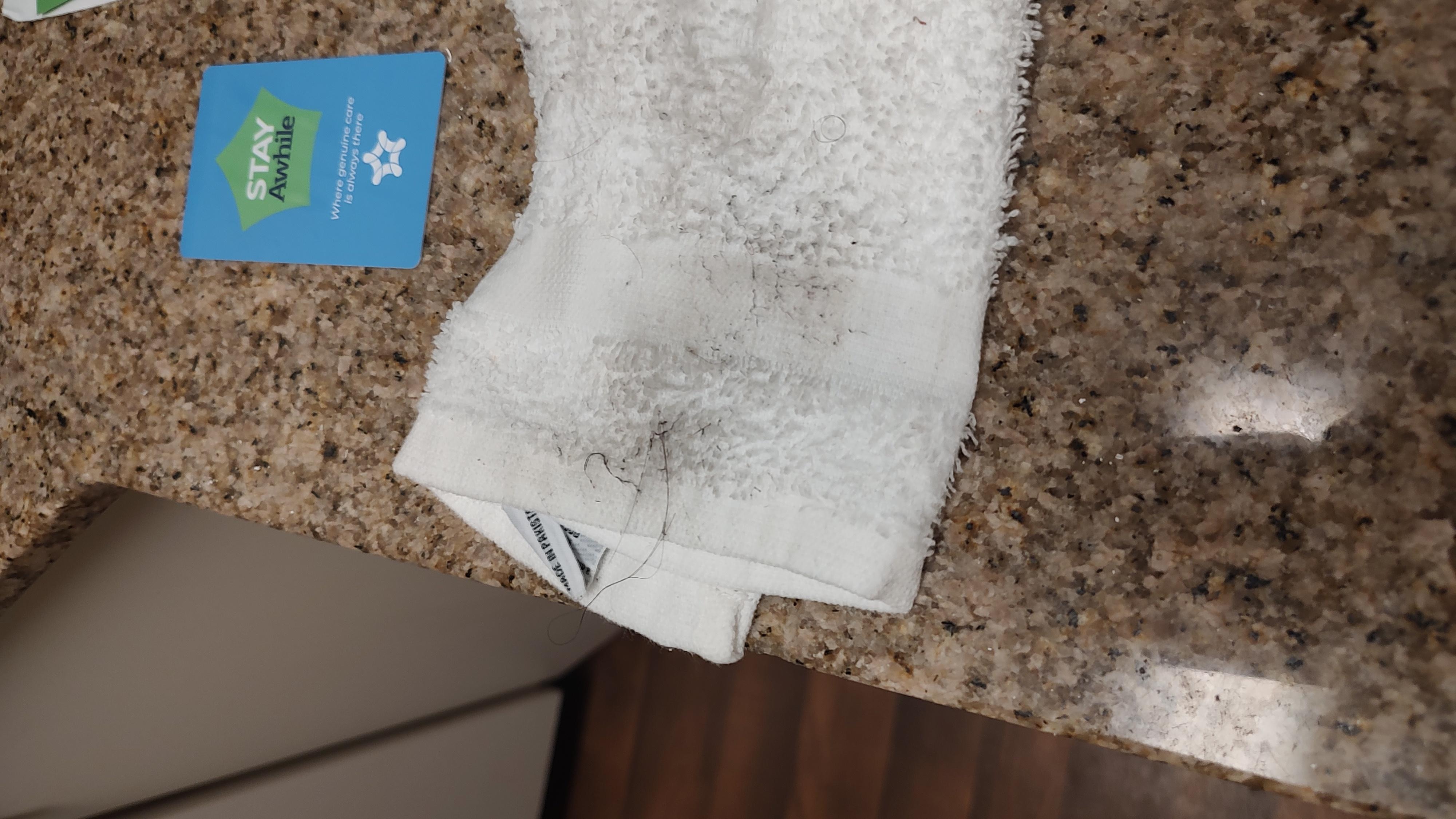 Wiped the bottom of my kids foot after he walked on the kitchen floor