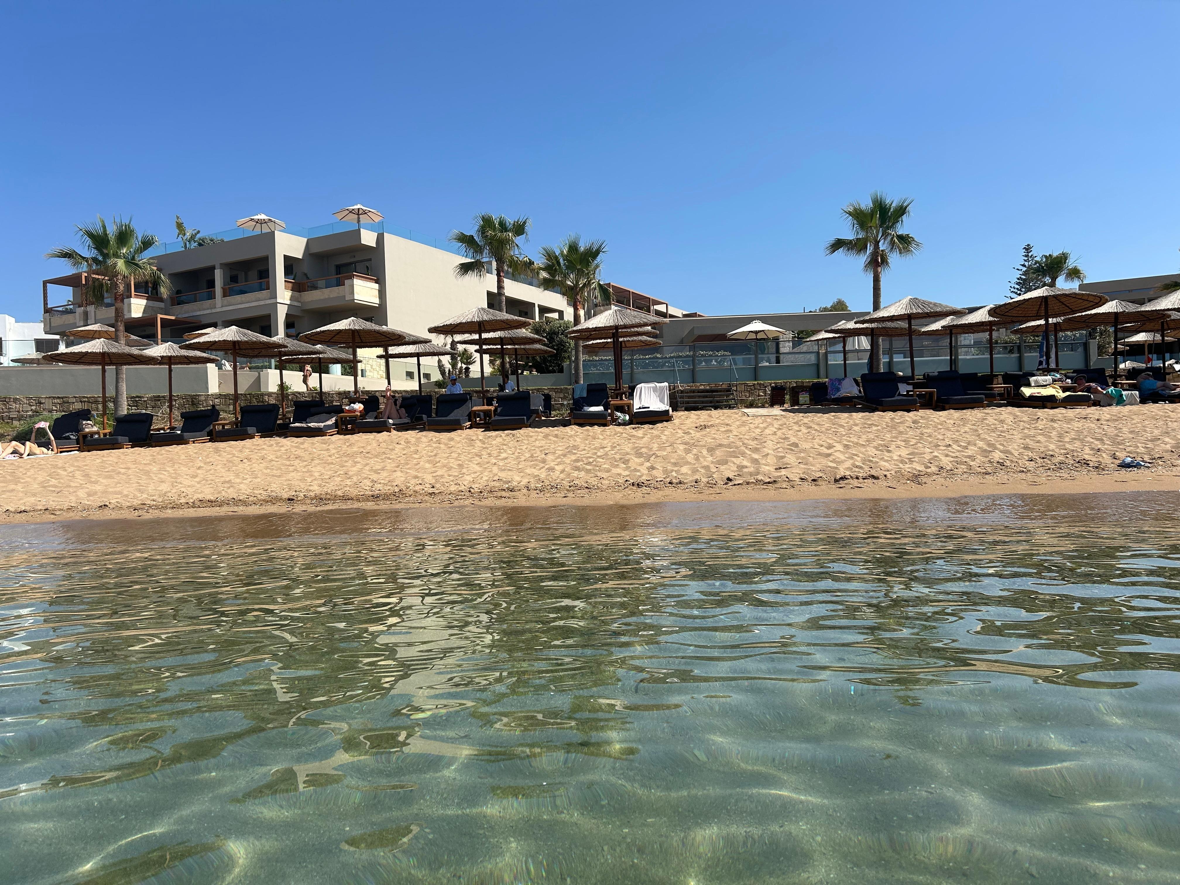 View of hotel from the water.