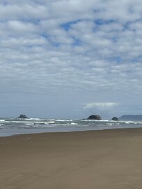Quiet private beach