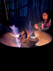 Cozy fire pit