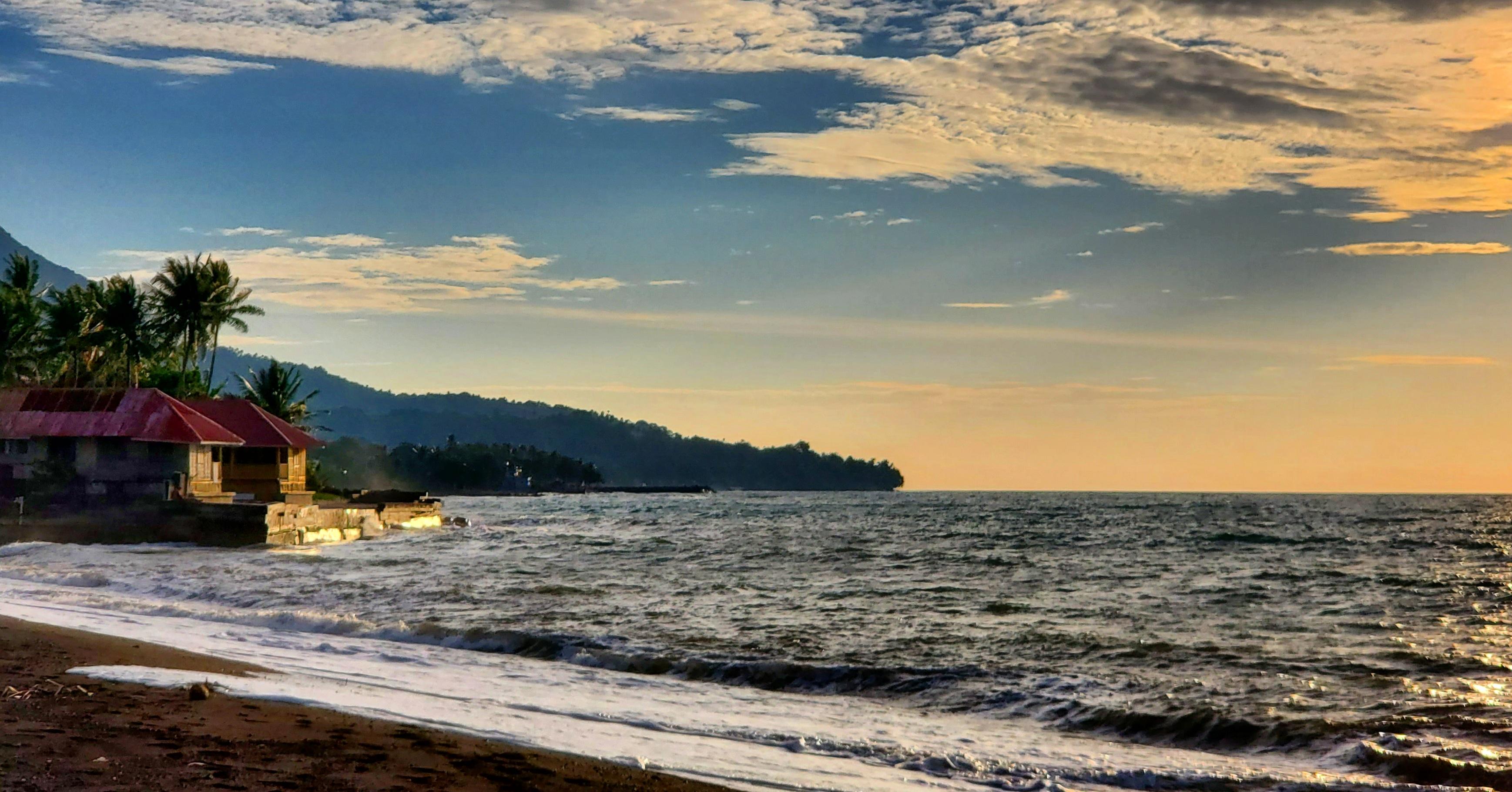 View at the beach