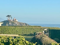 Daytime view of lighthouse