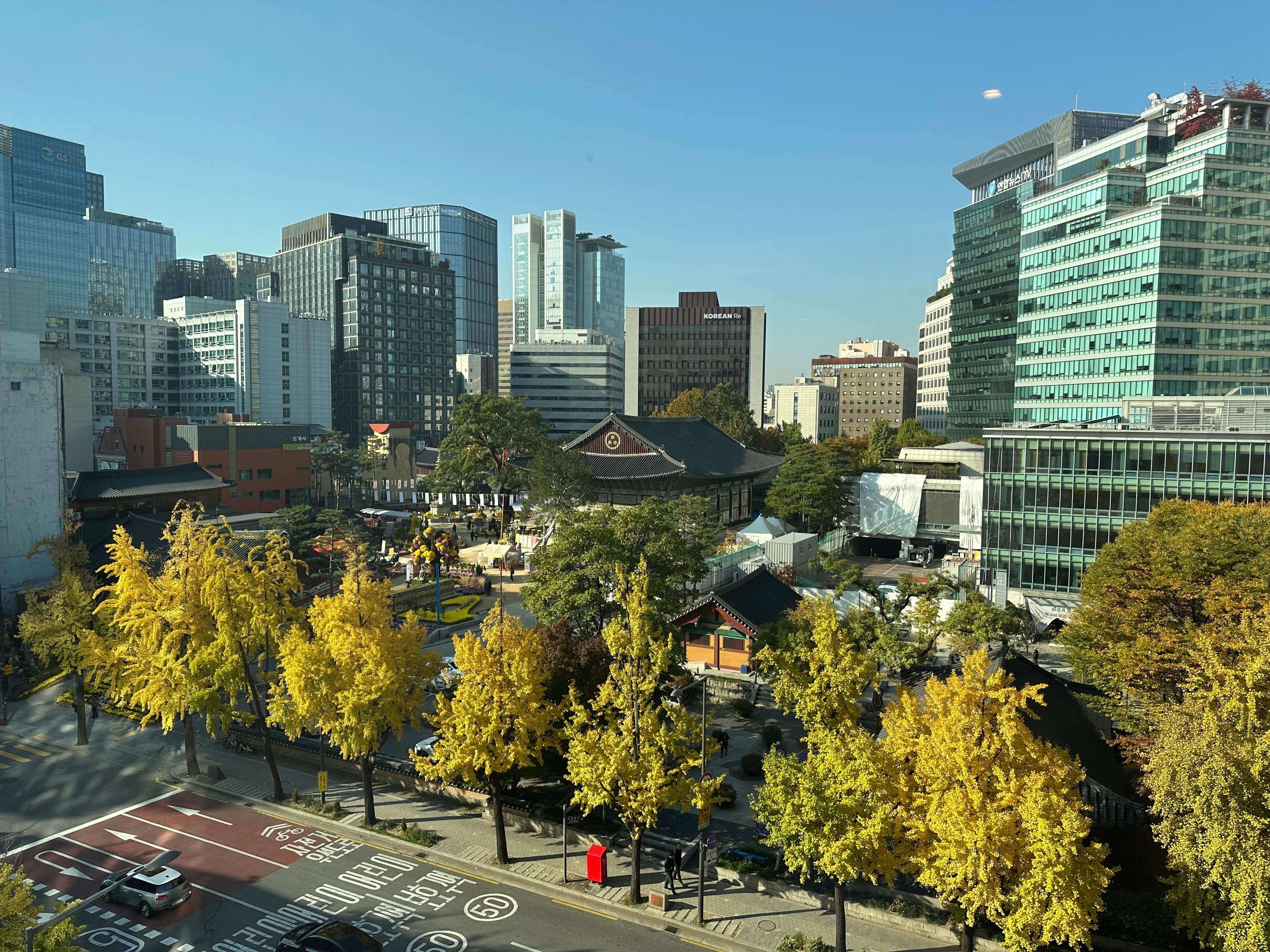 View from our window on 6h floor. 