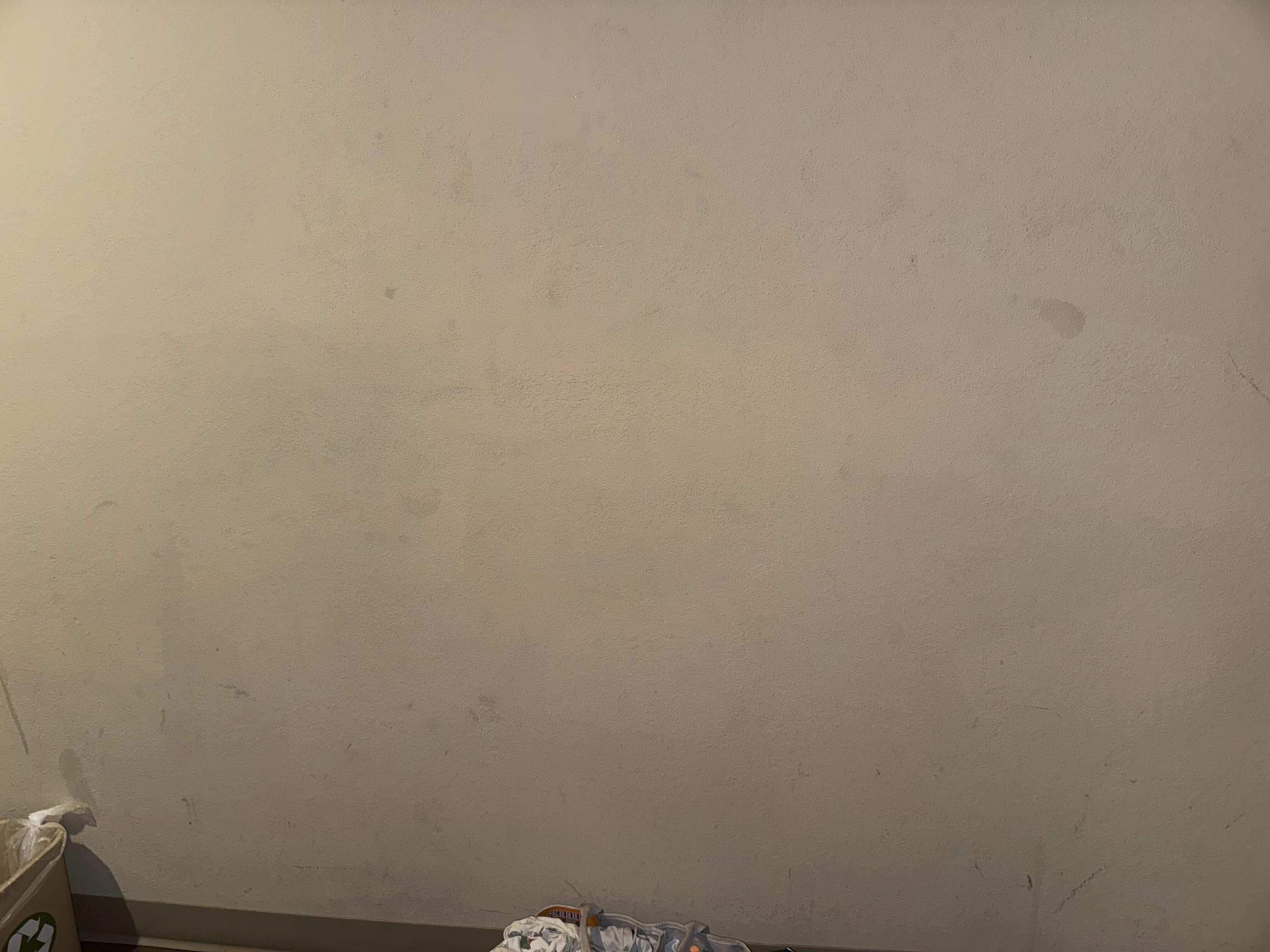 Dirt all over walls
