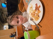 Kids 12 and under eat free!