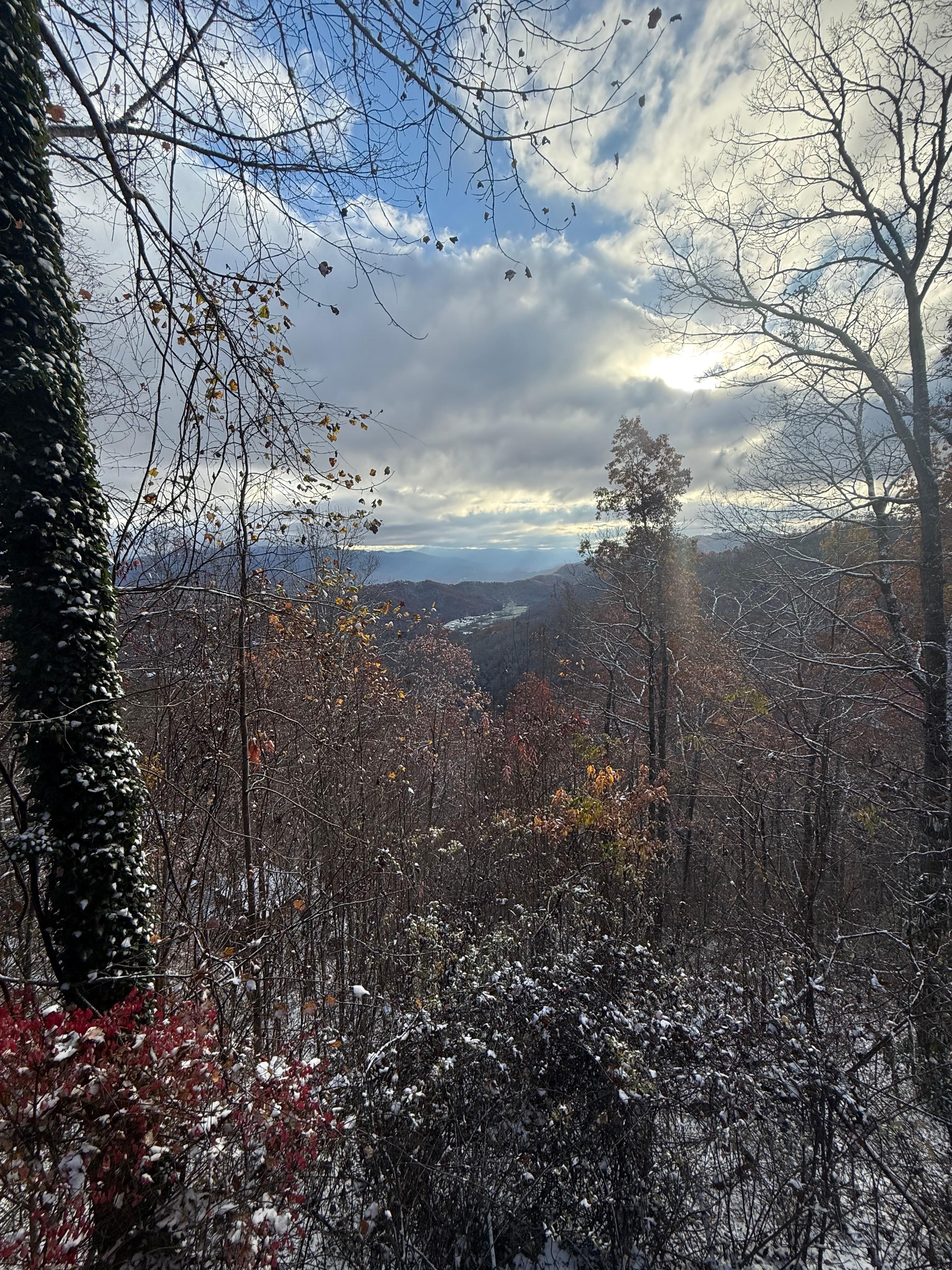 A little morning snow